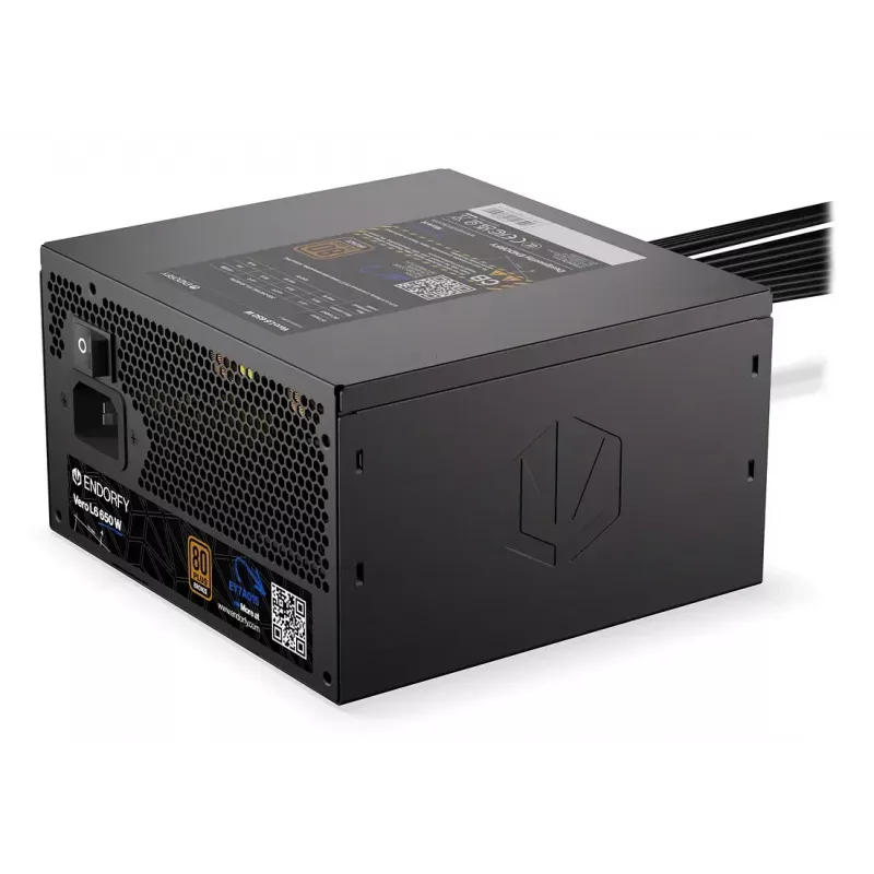 Netzteil ENDORFY Vero L6 650 W ATX 24-Pin, 80 PLUS Bronze, 120 mm Lüfter, schwarz