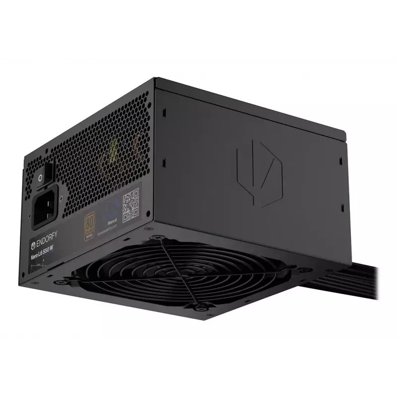 Netzteil ENDORFY Vero L6 550 W ATX 24-Pin 80 PLUS Bronze, 120 mm Lüfter, schwarz