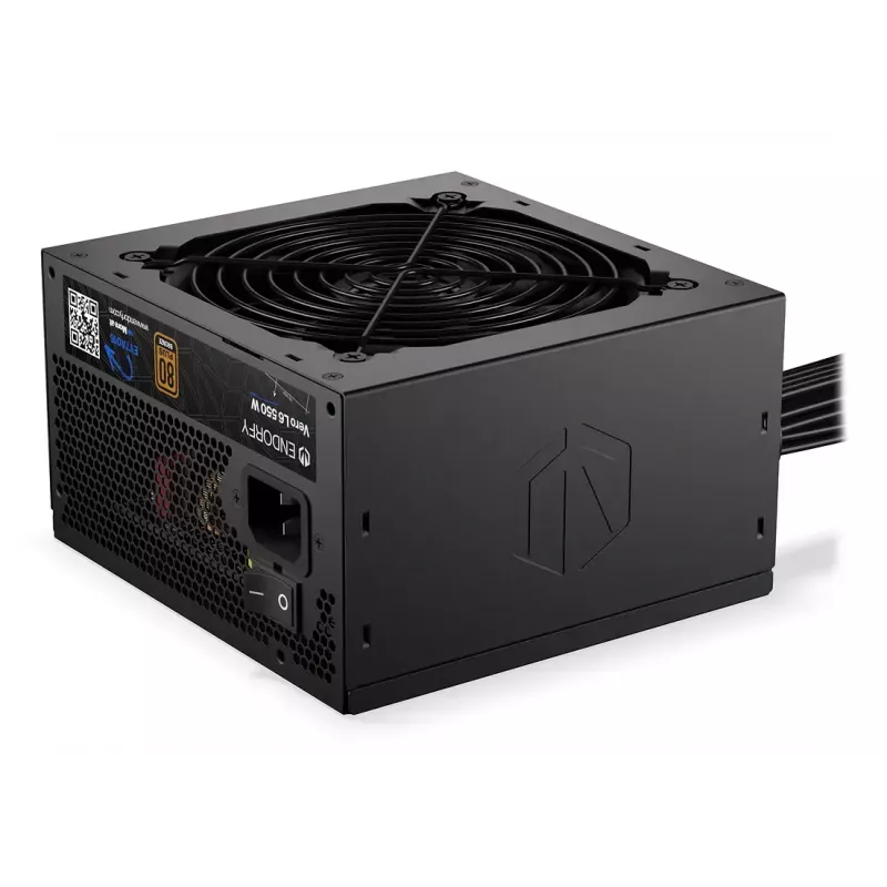 Netzteil ENDORFY Vero L6 550 W ATX 24-Pin 80 PLUS Bronze, 120 mm Lüfter, schwarz