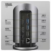 AXAGON HMC-WL9 USB-C 9‑in‑1 Docking-Hub mit 10 Gbit/s, 100W PD, 8K HDMI, Ethernet, kabellosem Laden