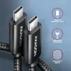 USB-C-zu-USB-C-Kabel AXAGON BUCM4X-CM05AB — USB4 Gen 3x2, 40 Gbit/s, 240 W, 0,5 m, schwarz