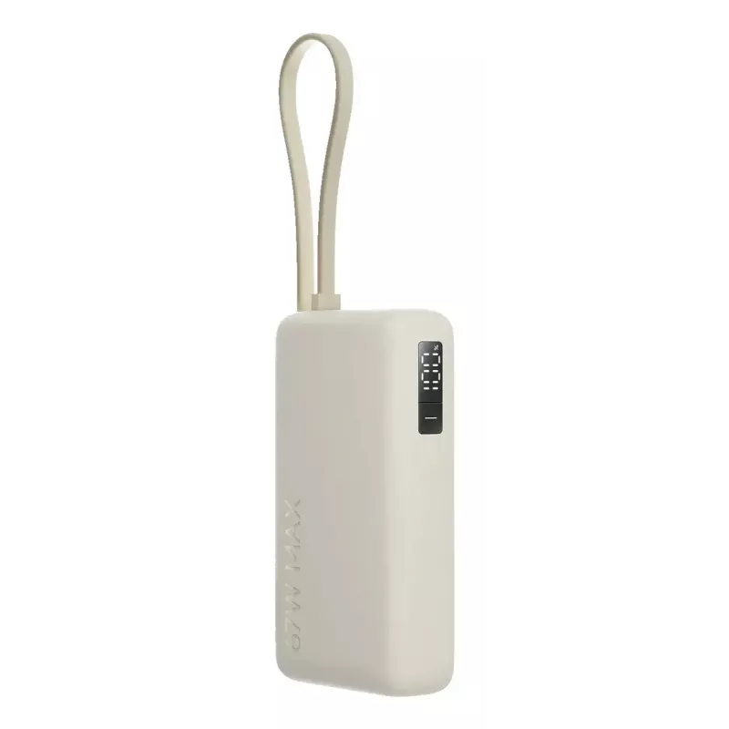 Tragbare Powerbank Xiaomi 67W 10000 mAh Lithium-Ionen, 11,61 V, USB-A + USB-C, Sand
