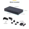 StarTech.com 8-Port HDMI KVM-Switch mit 1U-Rackmount-Kit, 4K 60Hz HDMI 2.0, Tasten- und Hotkey-Umschaltung, 4-Port USB-Hub, betriebssystemunabhängig, TAA-konform