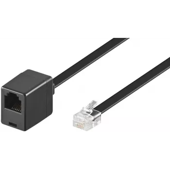Microconnect MPK103FB Telefonkabel 3 m Schwarz