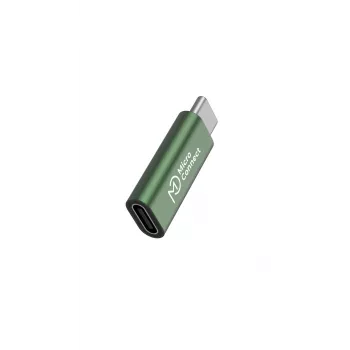 USB-C Gender-Changer-Adapterkabel MicroConnect MC-SMART-CCADAP-100W – USB-C auf USB-C, USB 2.0, grün