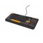 GENESIS Thor 230 TKL Tastatur Gaming USB + RF Wireless + Bluetooth QWERTY Schwarz, Grau, Orange