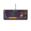 GENESIS Thor 230 TKL Tastatur Gaming USB + RF Wireless + Bluetooth QWERTY Schwarz, Grau, Orange