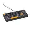 GENESIS Thor 230 TKL Tastatur Gaming USB + RF Wireless + Bluetooth QWERTY Schwarz, Grau, Orange