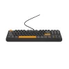 GENESIS Thor 230 TKL Tastatur Gaming USB + RF Wireless + Bluetooth QWERTY Schwarz, Grau, Orange