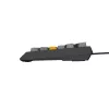 GENESIS Thor 230 TKL Tastatur Gaming USB + RF Wireless + Bluetooth QWERTY Schwarz, Grau, Orange