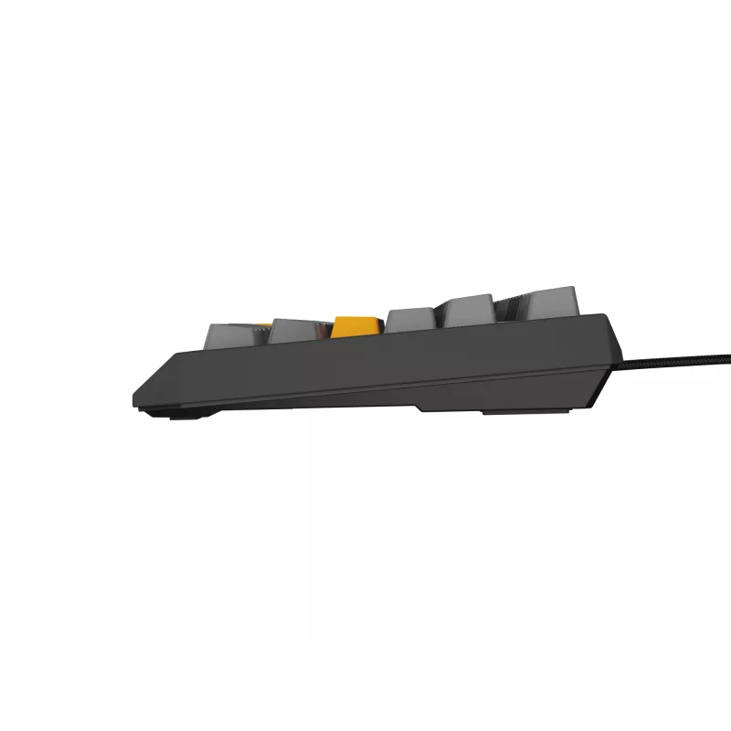 GENESIS Thor 230 TKL Tastatur Gaming USB + RF Wireless + Bluetooth QWERTY Schwarz, Grau, Orange