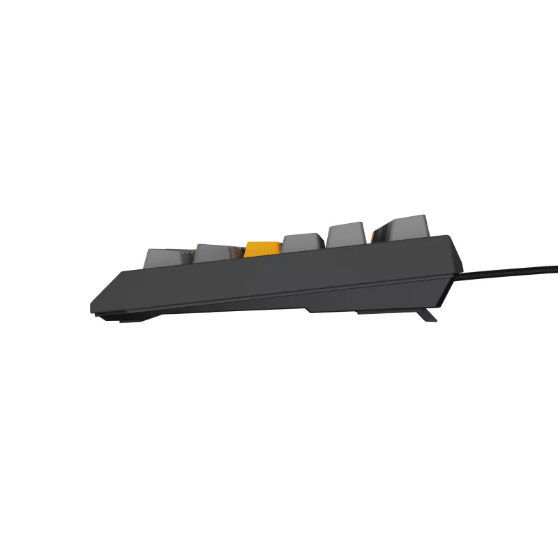 GENESIS Thor 230 TKL Tastatur Gaming USB + RF Wireless + Bluetooth QWERTY Schwarz, Grau, Orange