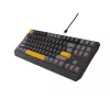 GENESIS Thor 230 TKL Tastatur Gaming USB + RF Wireless + Bluetooth QWERTY Schwarz, Grau, Orange