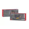 GENESIS Thor 230 TKL Tastatur Gaming USB + RF Wireless + Bluetooth QWERTY Schwarz, Grau, Orange