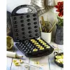 Waffeleisen Mesko MS 3041 — 1600 W, Schwarz, macht 24 elliptische Waffeln (220–240 V)