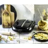 Waffeleisen Mesko MS 3041 — 1600 W, Schwarz, macht 24 elliptische Waffeln (220–240 V)
