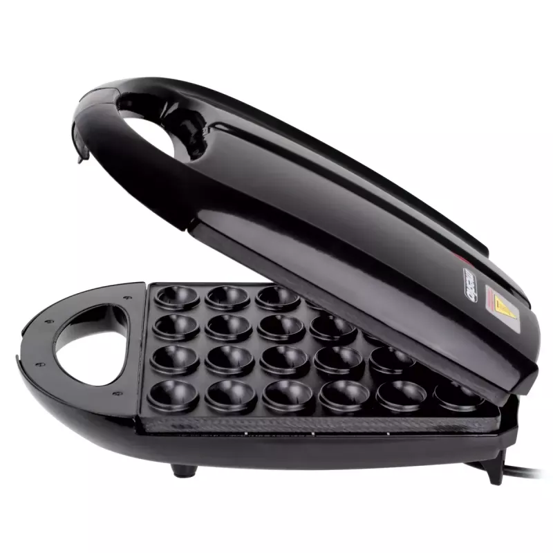 Waffeleisen Mesko MS 3041 — 1600 W, Schwarz, macht 24 elliptische Waffeln (220–240 V)