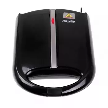 Waffeleisen Mesko MS 3041 — 1600 W, Schwarz, macht 24 elliptische Waffeln (220–240 V)