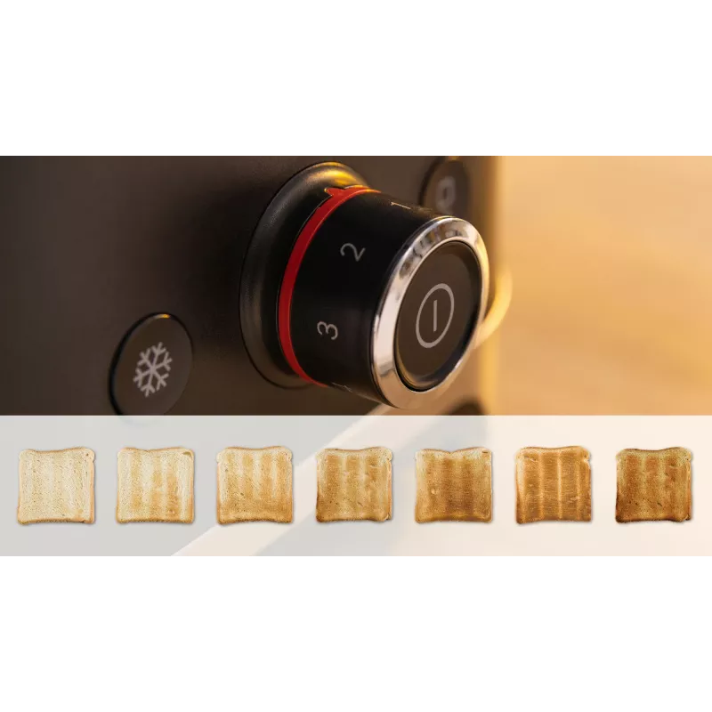 Bosch TAT4M223 Toaster 4 2 Scheiben 950 W Schwarz, Edelstahl