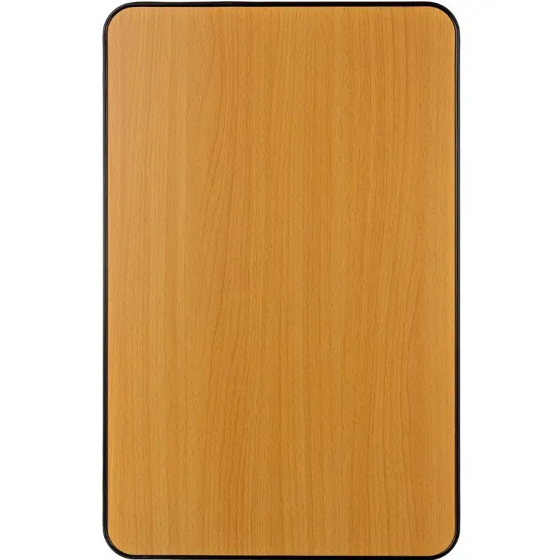 Betttisch ActionMed SP100AM — höhenverstellbarer Betttisch, rechteckige Tischplatte, neigbar, feststellbare Rollen, max. Belastung 20 kg, Holzfarbe