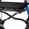 Mobilitäts-Rollator ActionMed CH200AM Alu-Geländerollator, leichter faltbarer Rahmen, Sitz, 4 Räder, höhenverstellbar