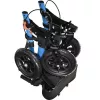 Mobilitäts-Rollator ActionMed CH200AM Alu-Geländerollator, leichter faltbarer Rahmen, Sitz, 4 Räder, höhenverstellbar
