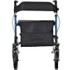 Mobilitäts-Rollator ActionMed CH200AM Alu-Geländerollator, leichter faltbarer Rahmen, Sitz, 4 Räder, höhenverstellbar