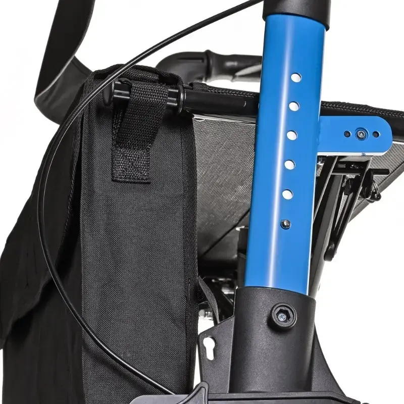 Mobilitäts-Rollator ActionMed CH200AM Alu-Geländerollator, leichter faltbarer Rahmen, Sitz, 4 Räder, höhenverstellbar