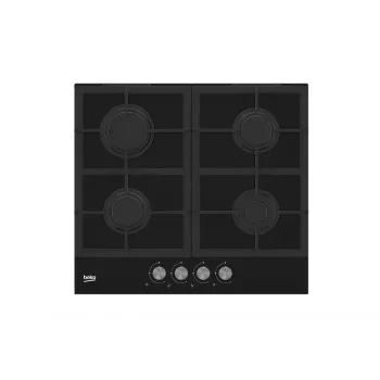 Beko HILG 642C5 SB Schwarz Einbau 60 cm Gas 4 Zone(n)