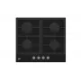 Beko HILG 642C5 SB Schwarz Einbau 60 cm Gas 4 Zone(n)