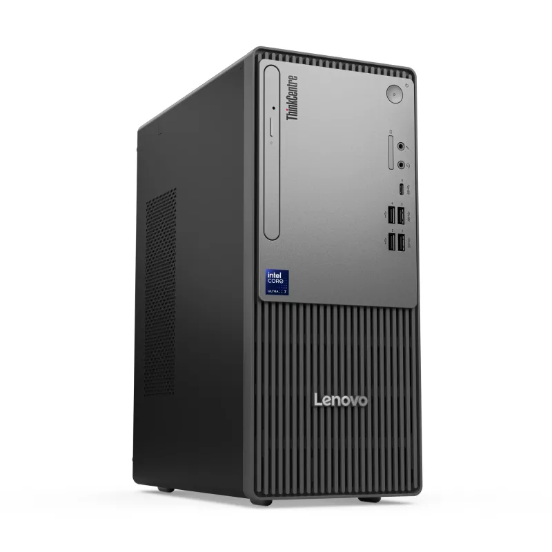 Desktop-PC Lenovo ThinkCentre neo 50t Gen 6 Intel Core Ultra 5 225, 16 GB DDR5, 512 GB SSD, Windows 11 Pro, Tower, Schwarz