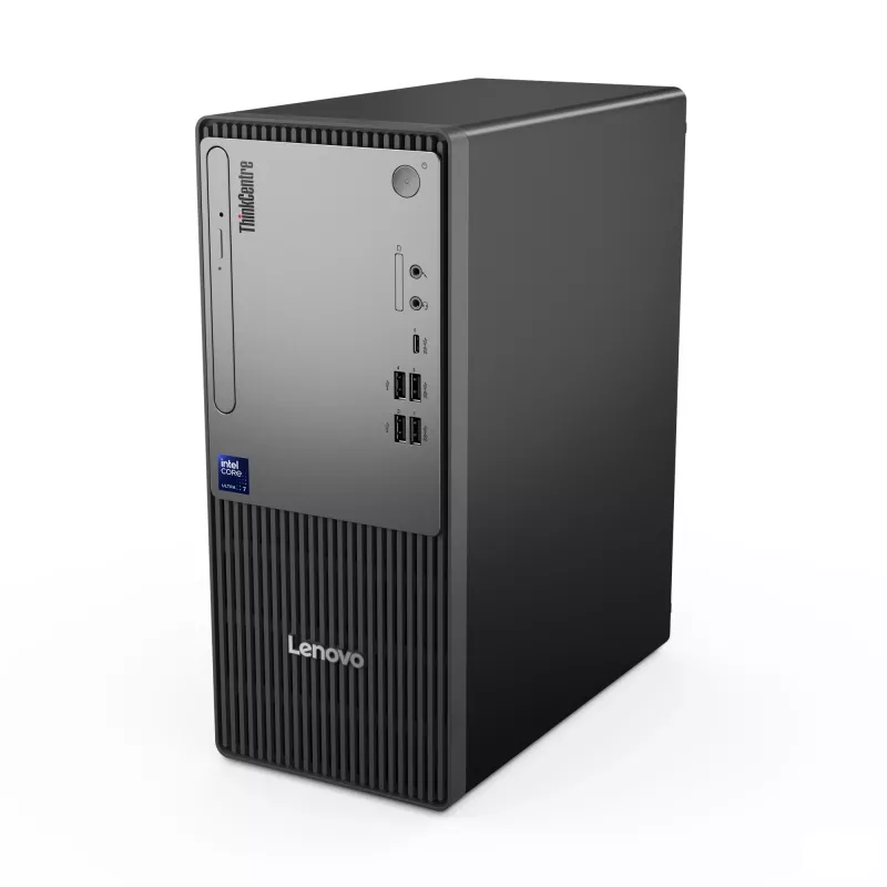 Desktop-PC Lenovo ThinkCentre neo 50t Gen 6 Intel Core Ultra 5 225, 16 GB DDR5, 512 GB SSD, Windows 11 Pro, Tower, Schwarz