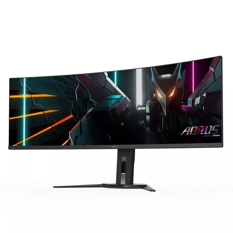 Monitor GIGABYTE 49 Zoll OLED CO49DQ DQHD 5120×1440 144 Hz, HDR, FreeSync, 10-bit, 2×HDMI 2.1, USB-C, VESA 100×100