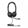 Jabra Evolve2 30 USB-C, UC Stereo, kabelgebunden, Büro/Callcenter, 20 - 20000 Hz, 125 g, Headset, Schwarz