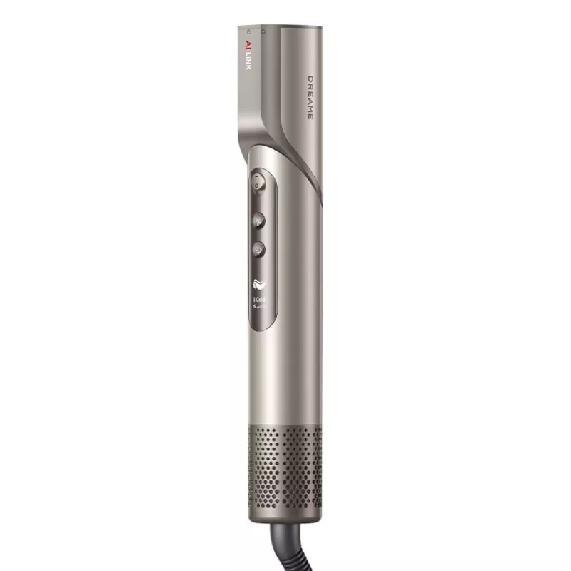 Dreame Dazzle Haartrockner 1400 W — 110000 U/min Motor, 3 Heizstufen, max. 90°C, Gold