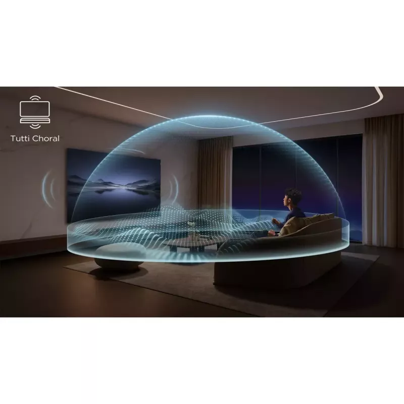TCL Q Q85H Class 7.1.4 Channel Soundbar mit Dolby Atmos, kabellosem Subwoofer und kabellosen Surround-Lautsprechern