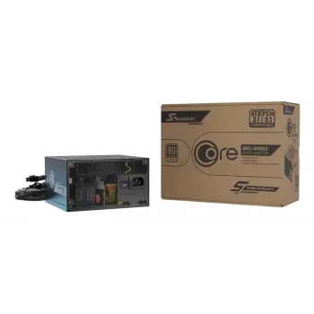 Netzteil Seasonic CORE BC-650 650W ATX 20+4-Pin, 80 PLUS Bronze, schwarz, 120-mm-Lüfter