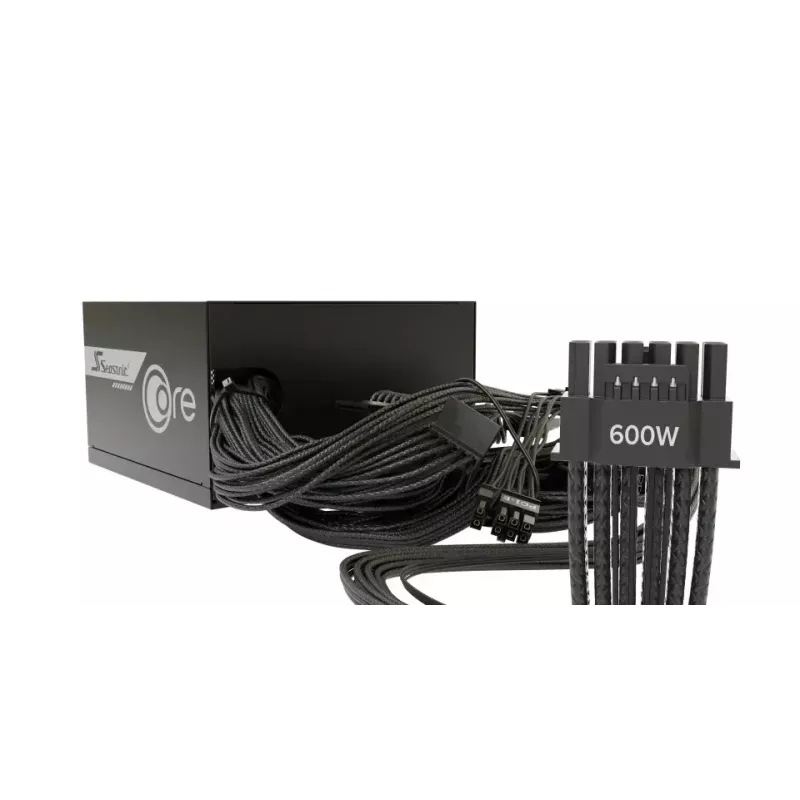 Netzteil Seasonic CORE BC-650 650W ATX 20+4-Pin, 80 PLUS Bronze, schwarz, 120-mm-Lüfter