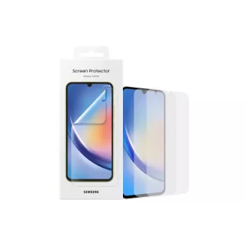 Displayschutz Samsung EF-UA346 klar für Galaxy A34 5G, transparent, 2 Stück, passend für 6,6 Zoll Display