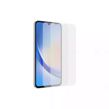 Displayschutz Samsung EF-UA346 klar für Galaxy A34 5G, transparent, 2 Stück, passend für 6,6 Zoll Display