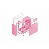 Mid-Tower-PC-Gehäuse HYTE X50 Strawberry Milk, Modell CS-HYTE-X50G-SM