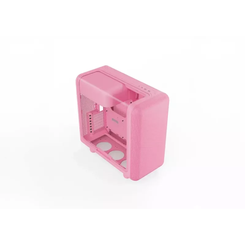 Mid-Tower-PC-Gehäuse HYTE X50 Strawberry Milk, Modell CS-HYTE-X50G-SM