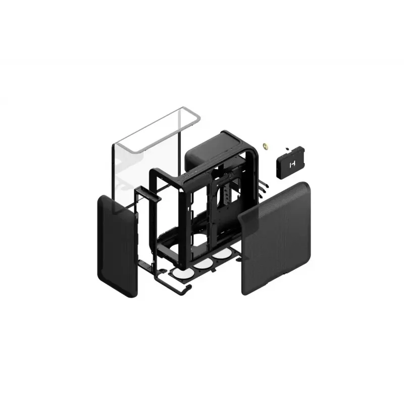 Mid-Tower-PC-Gehäuse HYTE X50 Pitch Schwarz