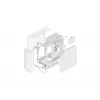 Mid-Tower-PC-Gehäuse HYTE X50 AIR Snow White – kompaktes Airflow-Chassis