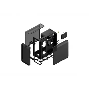 Mid-Tower PC-Gehäuse HYTE X50 AIR Pitch Schwarz