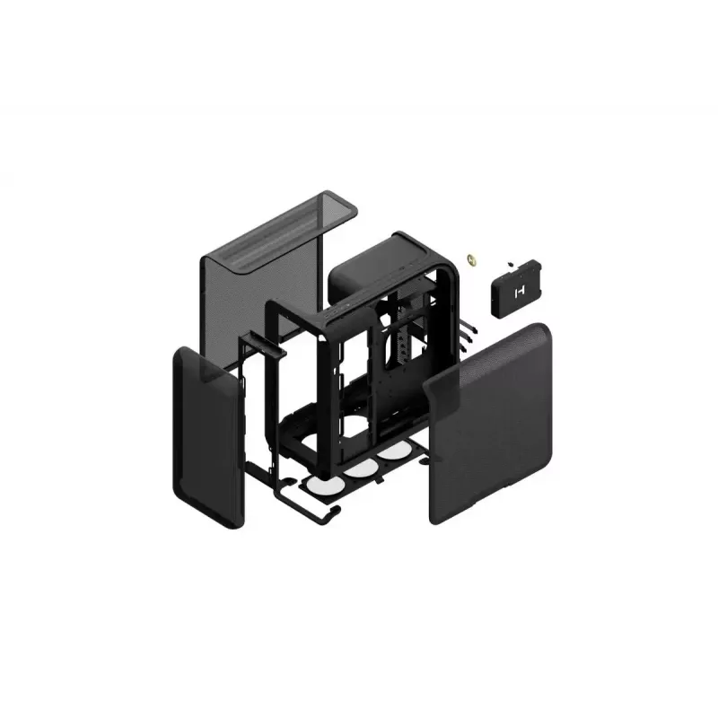 Mid-Tower PC-Gehäuse HYTE X50 AIR Pitch Schwarz