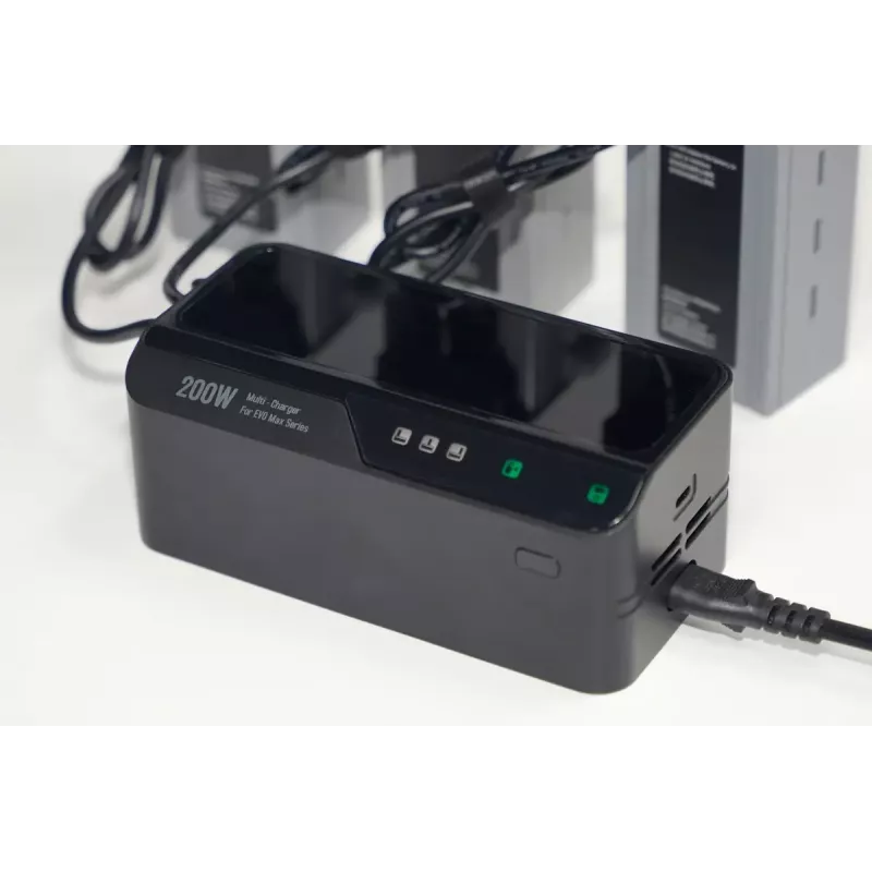 Ladegerät Autel Multi-Ladegerät für EVO Max Serie Modell 102002545 — 3-Akku, USB-C, 120 W Ladeleistung, 100–240 V Eingang