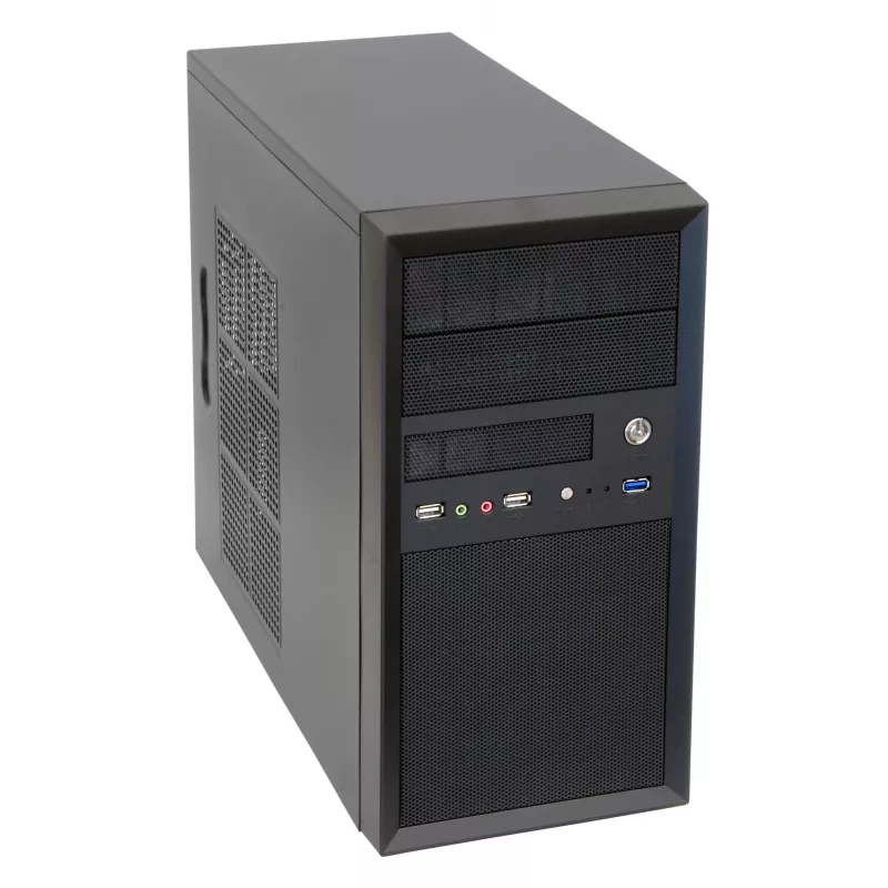 Chieftec CT-01B-OP Computergehäuse Mini Tower Schwarz
