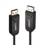 Lindy 10m Fibre Optic Hybrid DP 2.0 UHBR10 Kabel, 10 m, DisplayPort, DisplayPort, Stecker, Stecker, 7680 x 4320 Pixel
