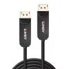 Lindy 10m Fibre Optic Hybrid DP 2.0 UHBR10 Kabel, 10 m, DisplayPort, DisplayPort, Stecker, Stecker, 7680 x 4320 Pixel